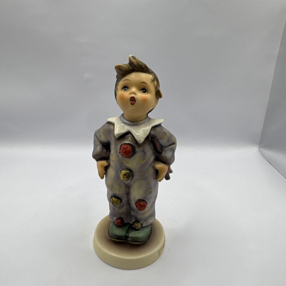 GOEBEL HUMMEL Germany "Carnival Clown" Hand Painted Porcelain Figurine TMK5